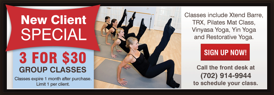 3 for $30 Group Class Special